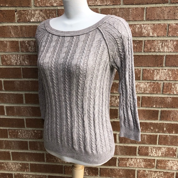 American Eagle Tan Sweater Size Small - Picture 4 of 6